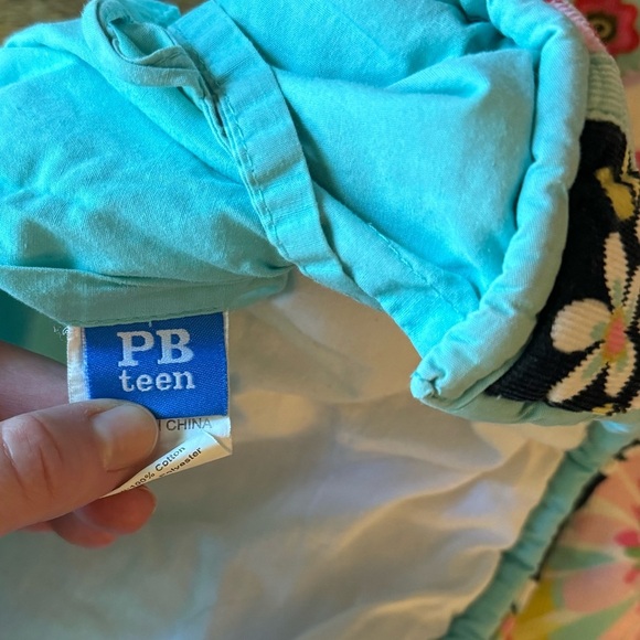 Pottery Barn PB Teen Set of 2 Groovy Floral Bella Shams Velvet Soft Funky - Picture 5 of 8